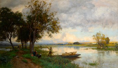 فيضانات الخريف في بيري ، ساسكس ، c.1897 بواسطة إرنست ألبرت ووترلو